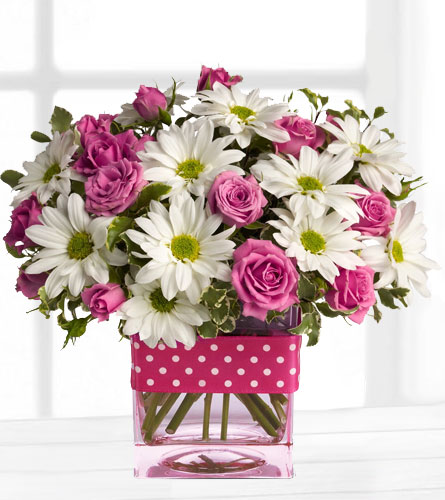 Teleflora's Polka Dots and Posies